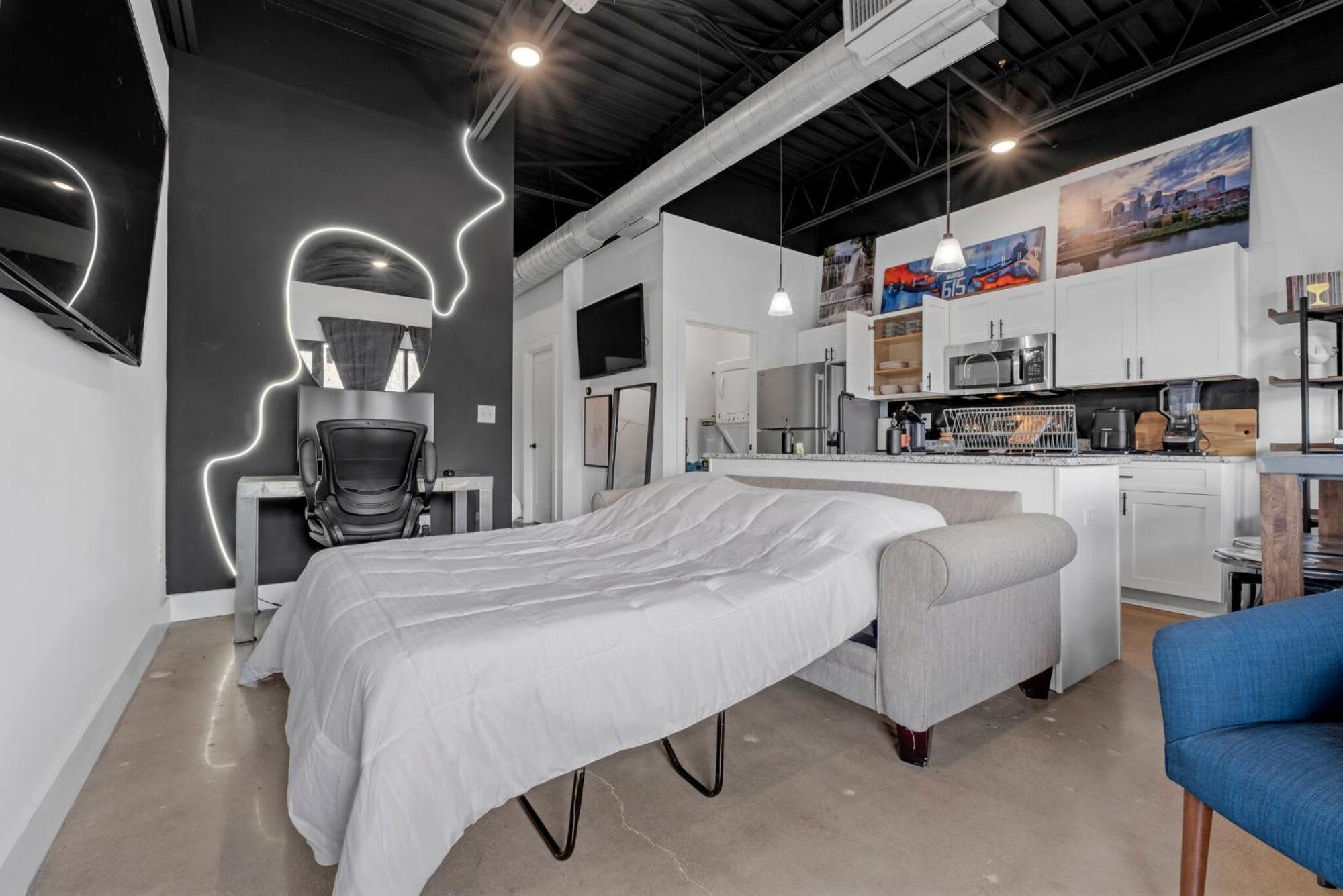 New Studio Sleeps 4 - 7 Mins To Dwtn Nashville Bagian luar foto