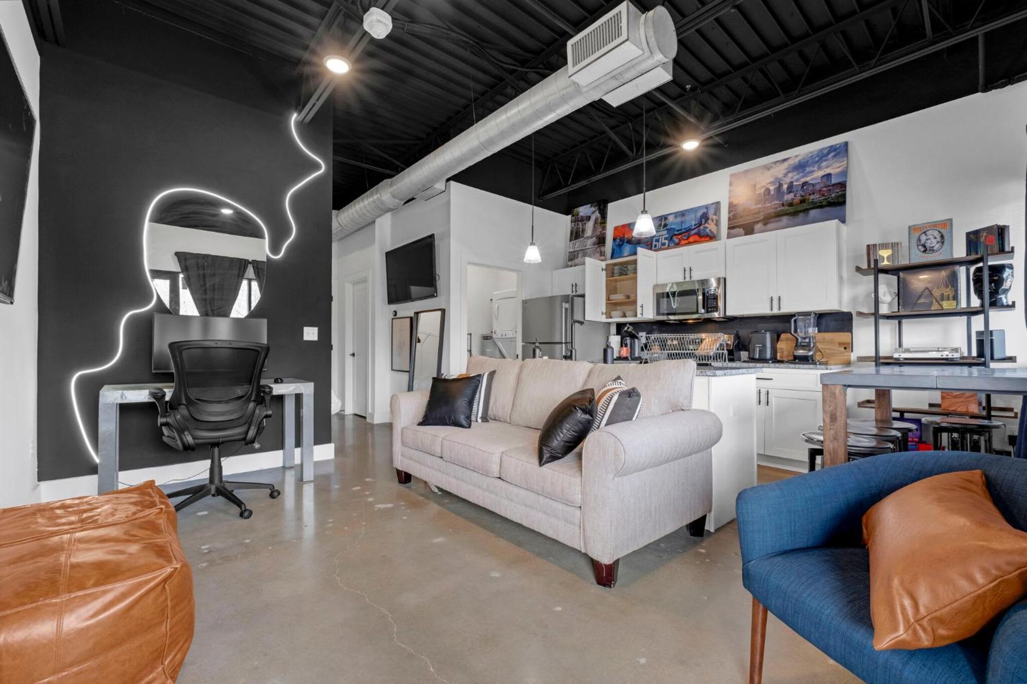 New Studio Sleeps 4 - 7 Mins To Dwtn Nashville Bagian luar foto