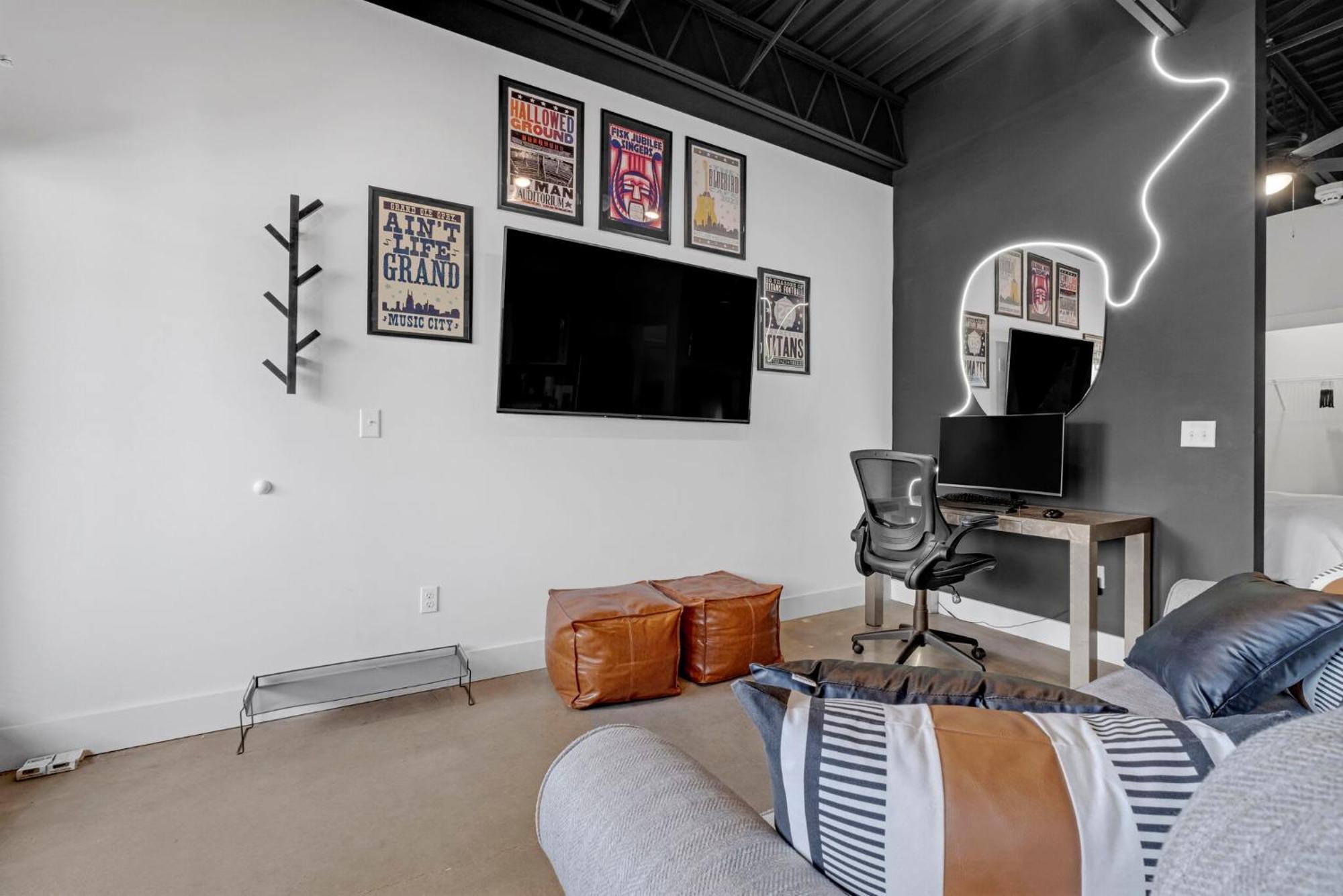 New Studio Sleeps 4 - 7 Mins To Dwtn Nashville Bagian luar foto